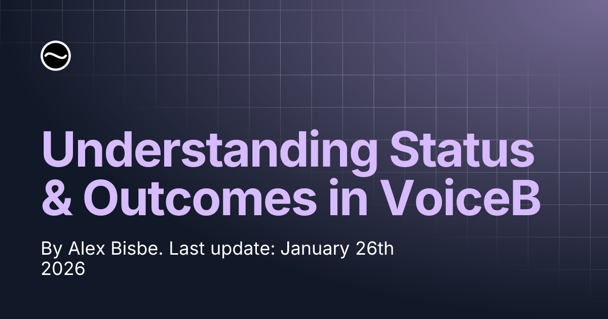 Understanding Status & Outcomes article